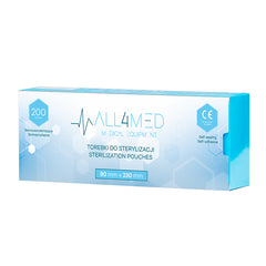 ALL4MED AUTOKLAVO STERILIZAVIMO VOKAI 90MM X 230 MM 200 VNT.