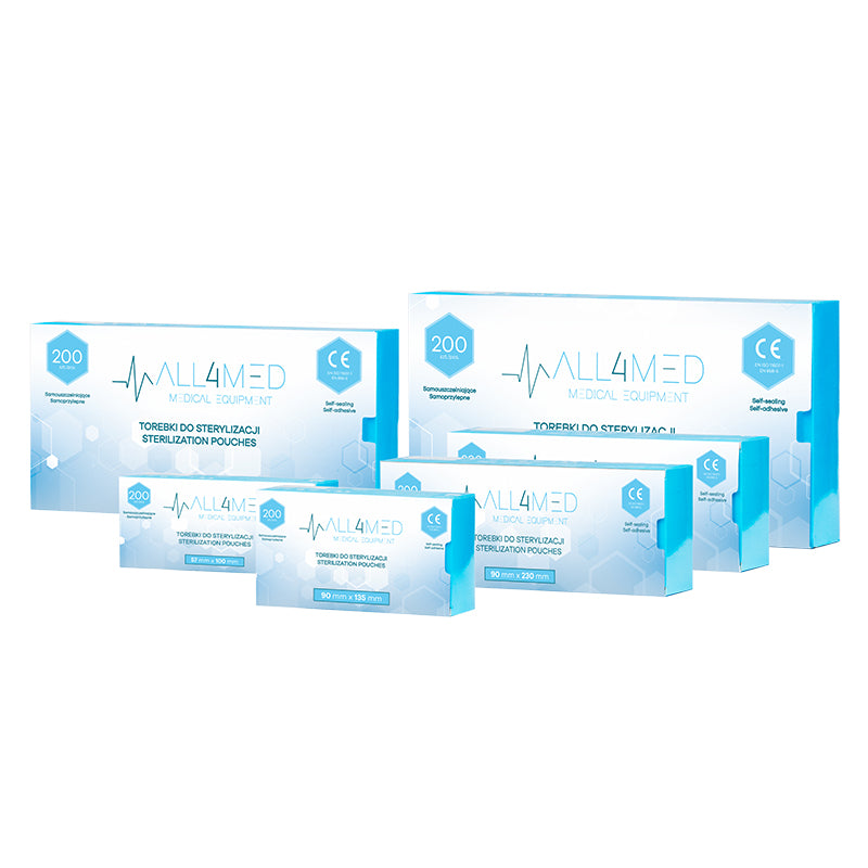 ALL4MED AUTOKLAVO STERILIZAVIMO VOKAI 90MM X 230 MM 200 VNT.