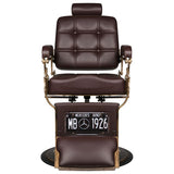 Barberio kėdė GABBIANO BOSS (ruda)