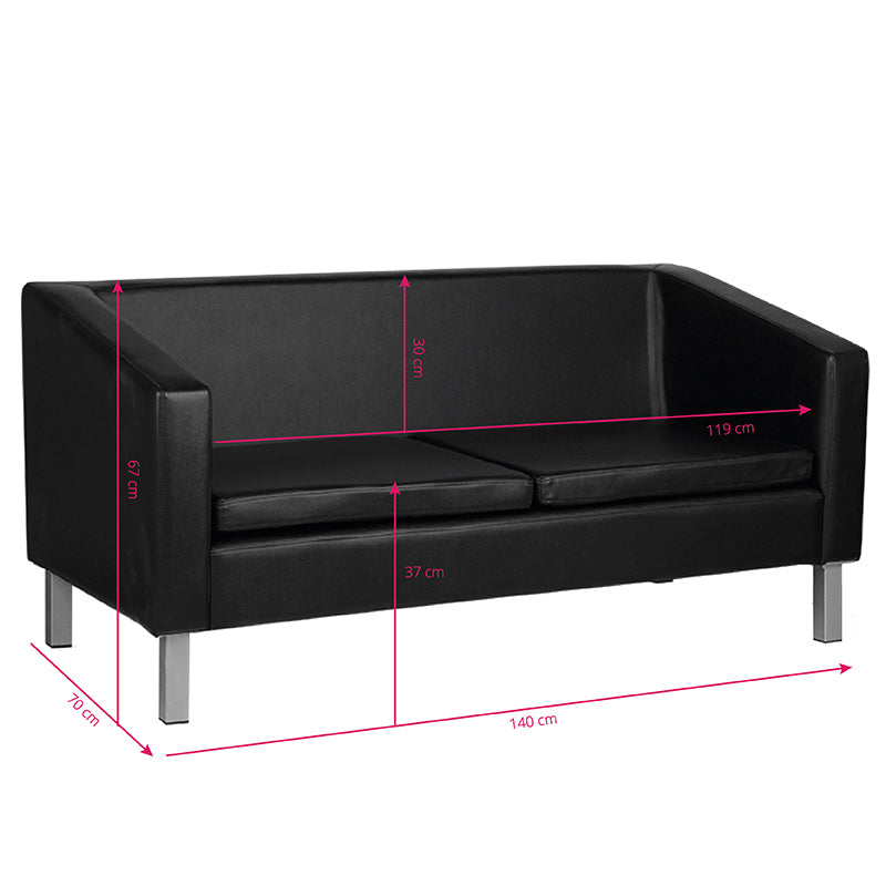 Laukiamojo sofa GABBIANO BM18003 (juoda)