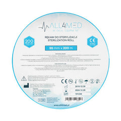STERILIZAVIMO JUOSTA ALL4MED 5,5 CM x 200 M