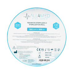 Sterilizavimo juosta ALL4MED 10CM x 200M