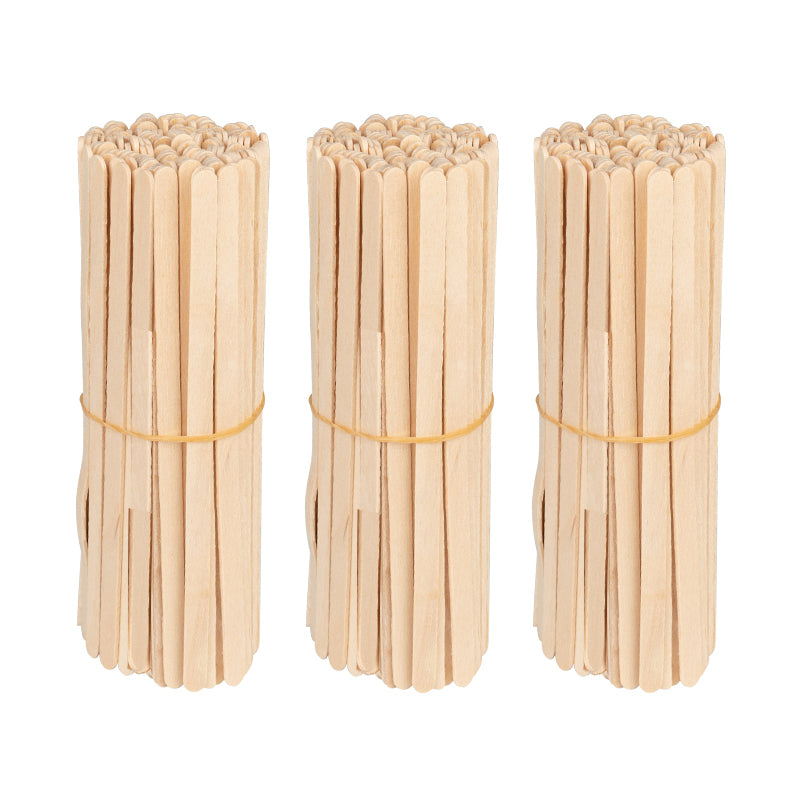 Depiliacinė medinė mentelė maža 140x6x1,4mm, 100vnt