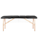 Masažo / SPA stalas - lova KOMFORT 3 (juoda)