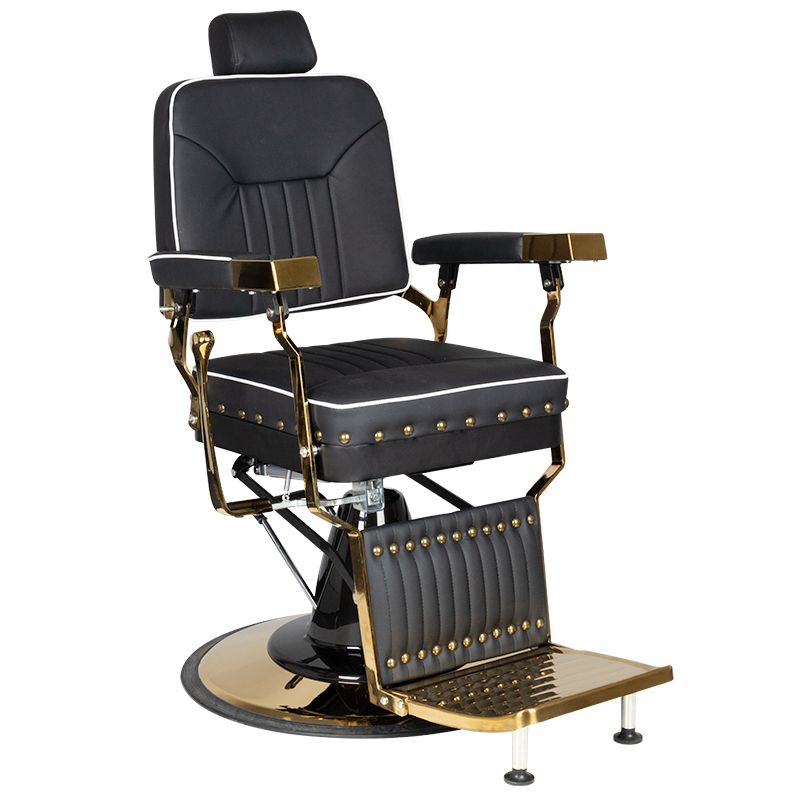 Barberio kėdė GABBIANO FILIPPO (juoda/auksinė)