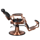 Barberio kėdė GABBIANO CLAUDIUS (juoda/varinė)