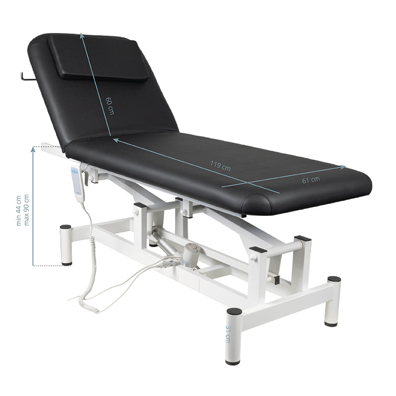 Elektrinis masažo / spa stalas Sillon 079, 1 el. variklis (juoda)