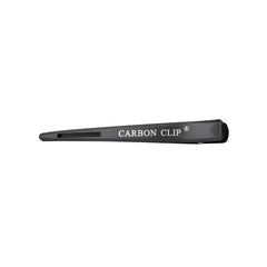 Klamry fryzjerskie do włosów Carbon E-15 6 szt. 11,5 cm czarne