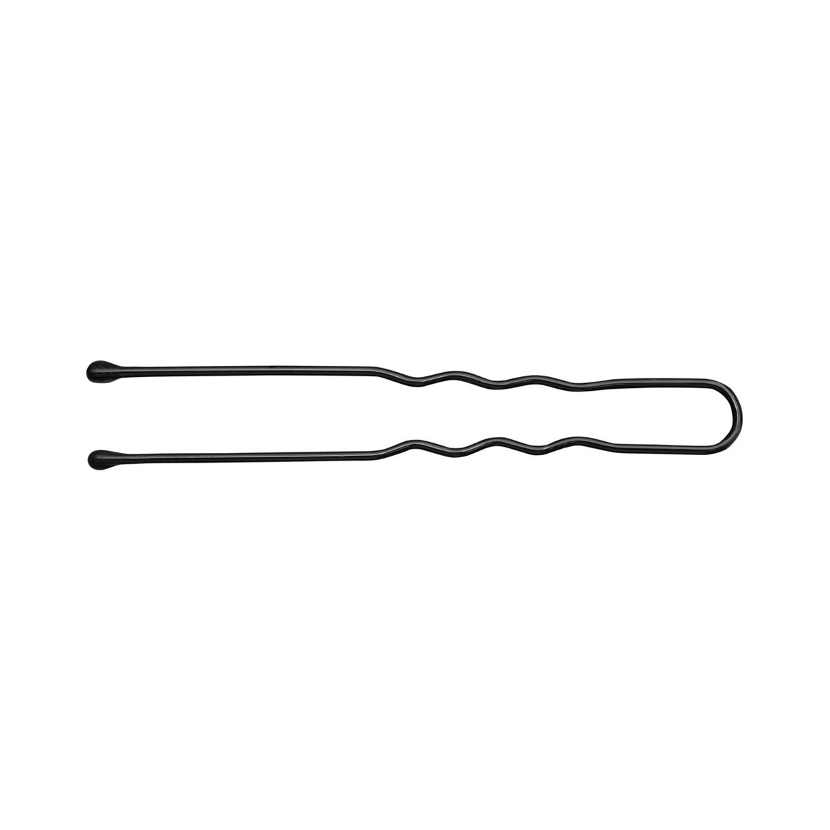 Kokówki fryzjerskie do włosów E-63 150 szt. 4,9 cm czarne