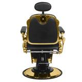 Barberio kėdė GABBIANO FRANCESCO (juoda/auksinė)