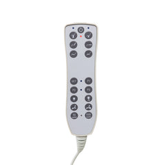 Elektrinis kosmetologinis gultas AZZURRO 708B EXCLUSIVE, šildomas, 4 el. motorai (balta)