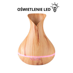 Oro drėkintuvas - difuzorius AROMA SPA 15 LIGHT WOOD 400ML + TIMER