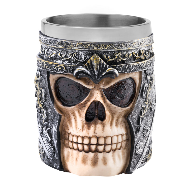 STOJAK NA NOŻYCZKI FRYZJERSKIE CZASZKA