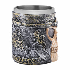 STOJAK NA NOŻYCZKI FRYZJERSKIE CZASZKA