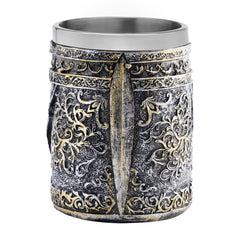 STOJAK NA NOŻYCZKI FRYZJERSKIE CZASZKA