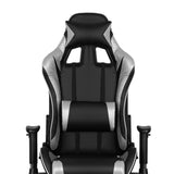 Biuro ir kompiuterinių žaidimų kėdė PREMIUM 912 (juoda/sidabrinė)