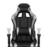 Biuro ir kompiuterinių žaidimų kėdė PREMIUM 912 (juoda/sidabrinė)
