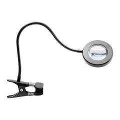 Lempa lūpa LED SNAKE RING tvirtinama prie stalo, juoda