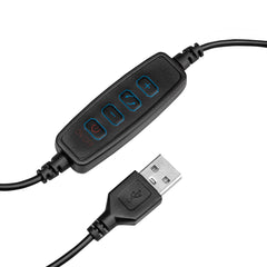 Lempa lūpa LED SNAKE RING tvirtinama prie stalo, juoda