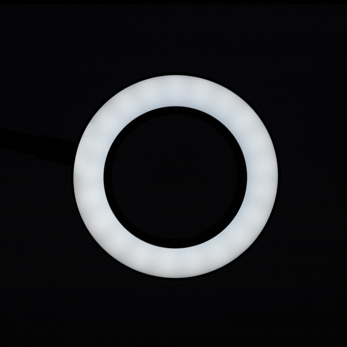 Lempa lūpa LED SNAKE RING tvirtinama prie stalo, juoda