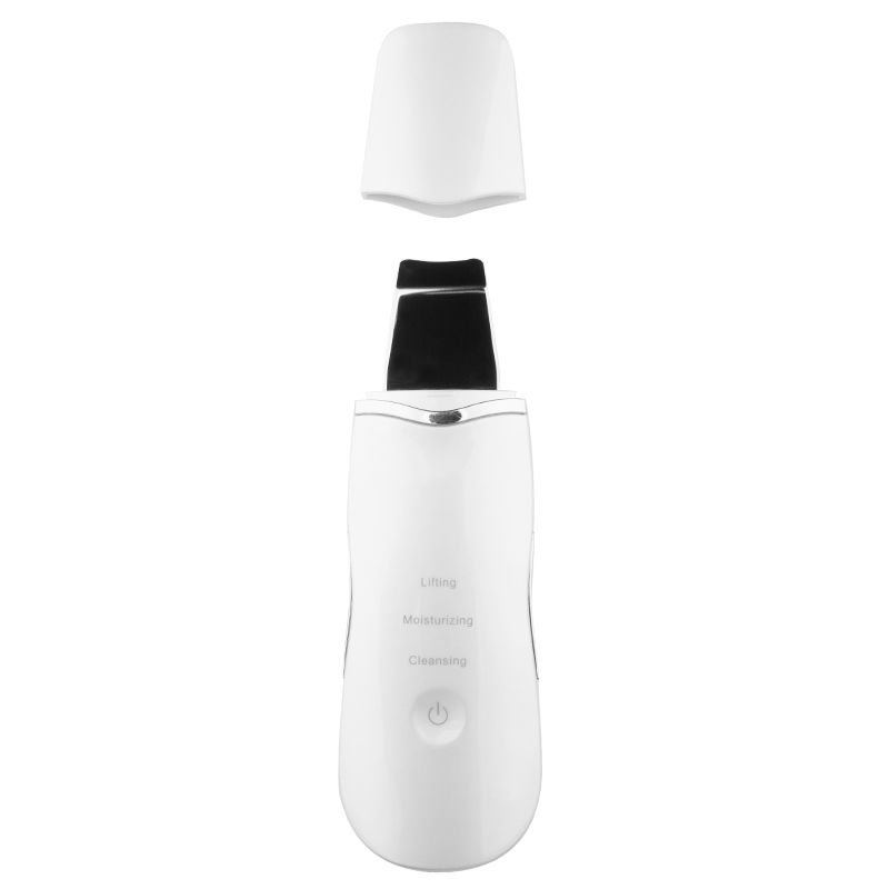 Urządzenie Mini Skin Scrubber white pearl + Syis ampułka z kwasem hialuronowym 15 ml