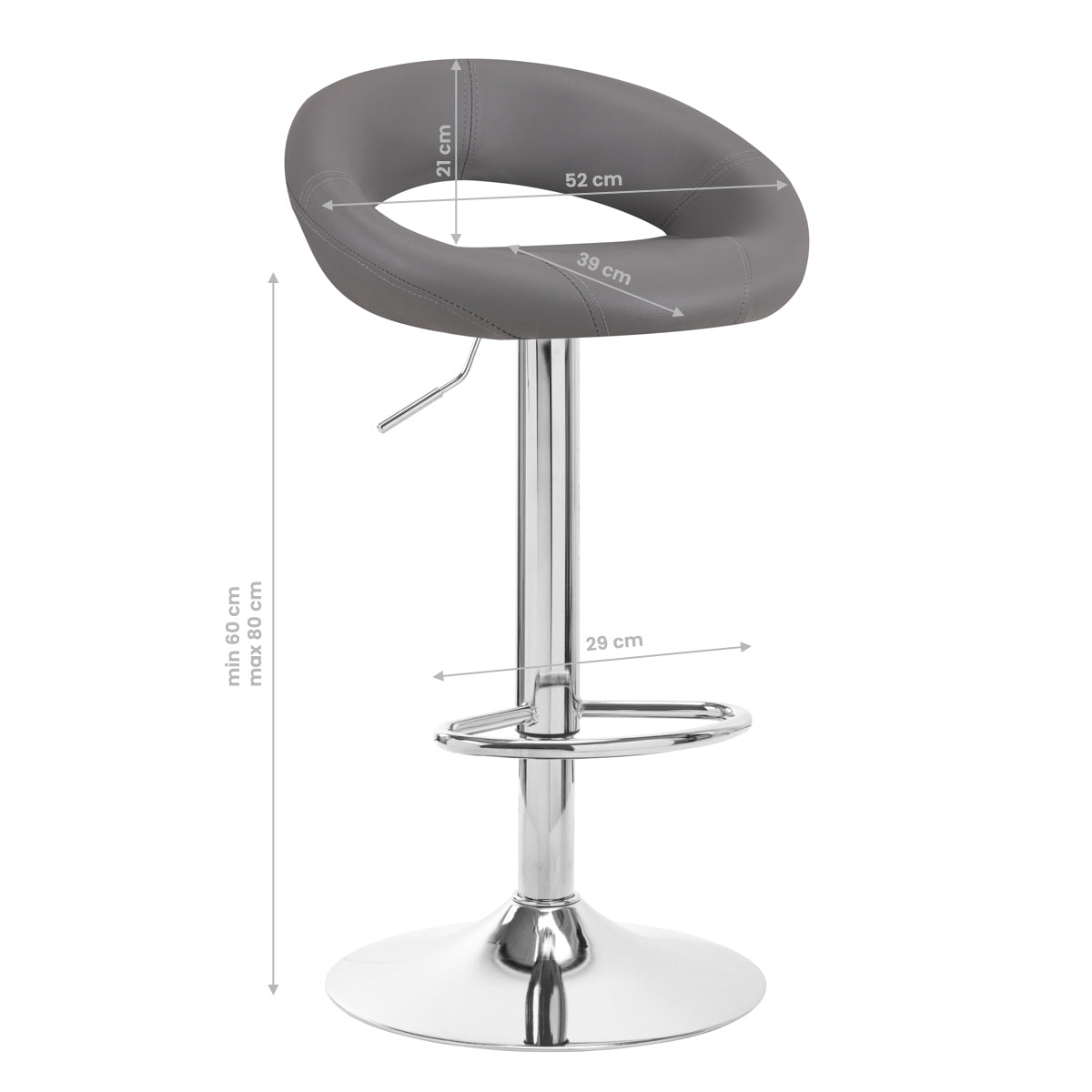 HOKER BAROWY QS-B10 SZARY