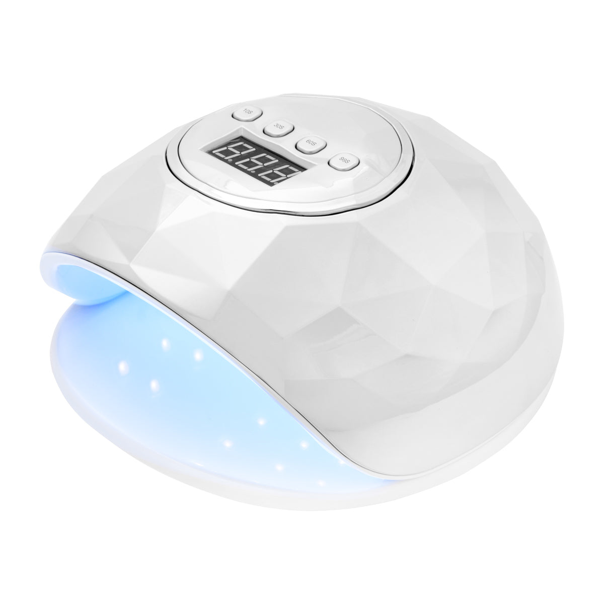 Manikiūro ir pedikiūro lempa UV/LED SHINY 86W (balta)