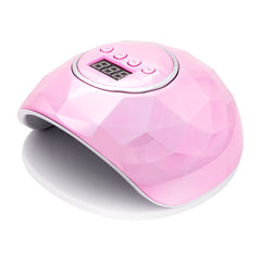 Manikiūro ir pedikiūro lempa UV/LED SHINY 86W (rožinė)