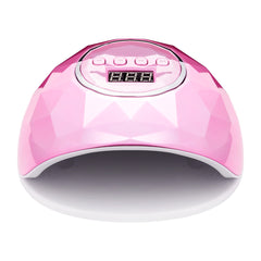 Manikiūro ir pedikiūro lempa UV/LED SHINY 86W (rožinė)