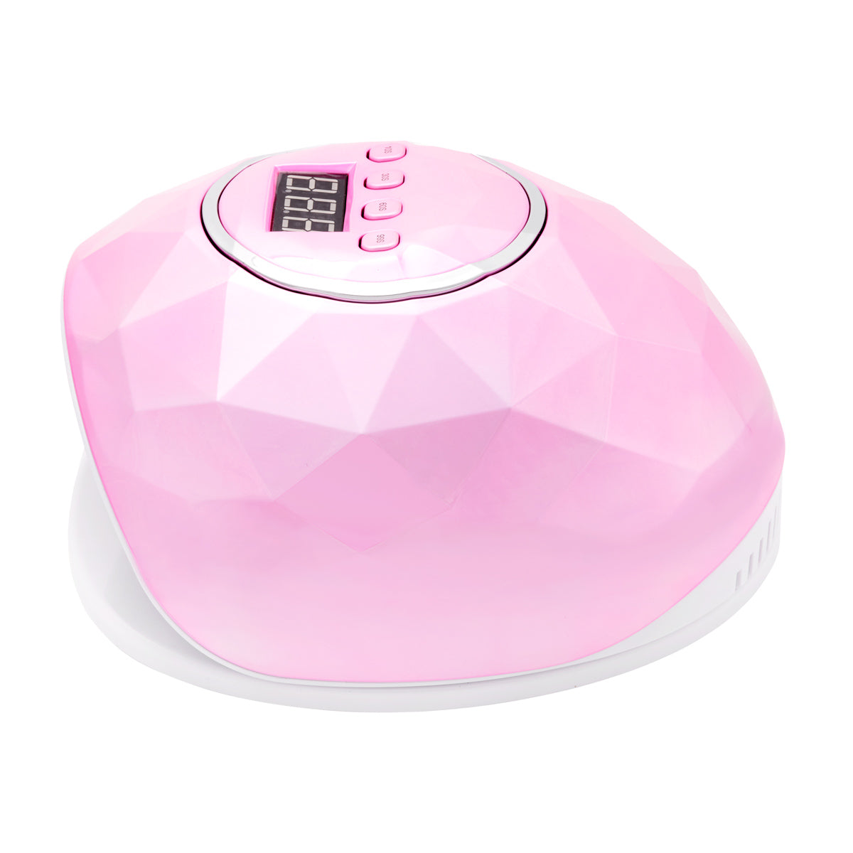 Manikiūro ir pedikiūro lempa UV/LED SHINY 86W (rožinė)