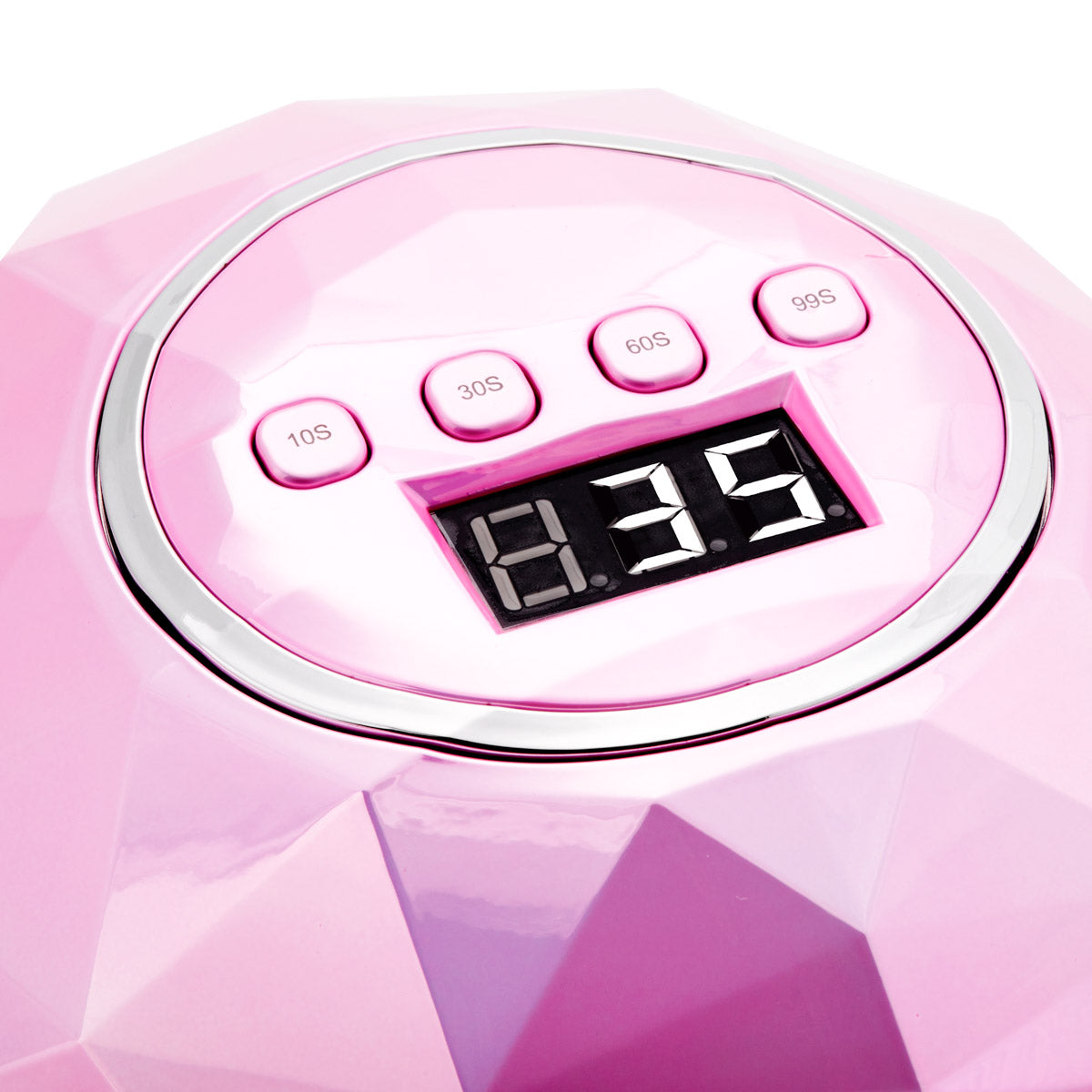 Manikiūro ir pedikiūro lempa UV/LED SHINY 86W (rožinė)