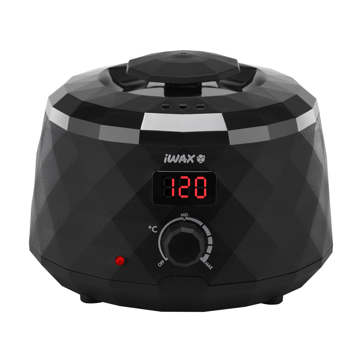 Vaško šildytuvas su ekranu iWAX DIAMOND TECH 400ML 100W (juodas)
