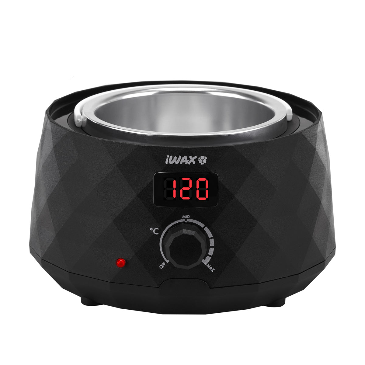Vaško šildytuvas su ekranu iWAX DIAMOND TECH 400ML 100W (juodas)