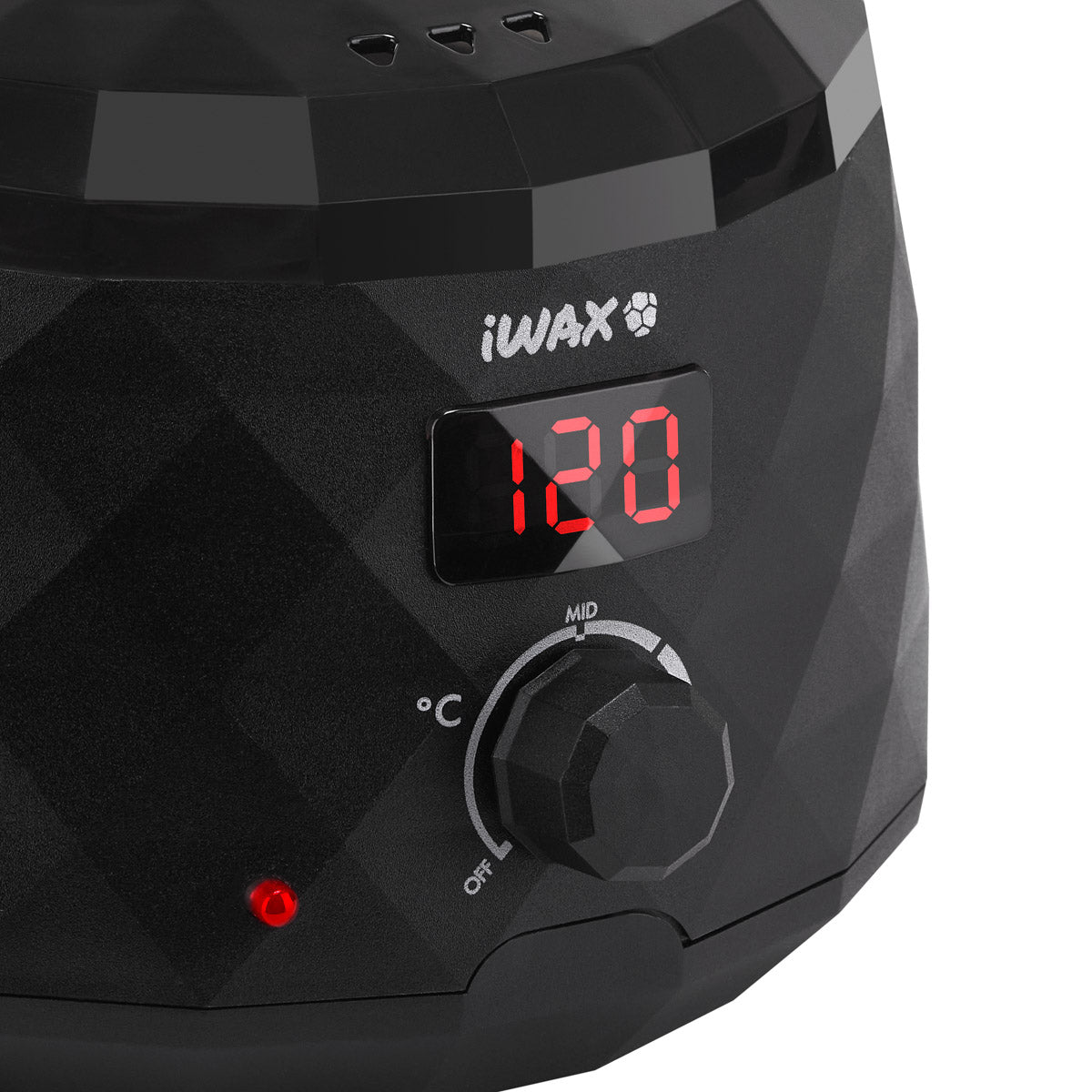 Vaško šildytuvas su ekranu iWAX DIAMOND TECH 400ML 100W (juodas)