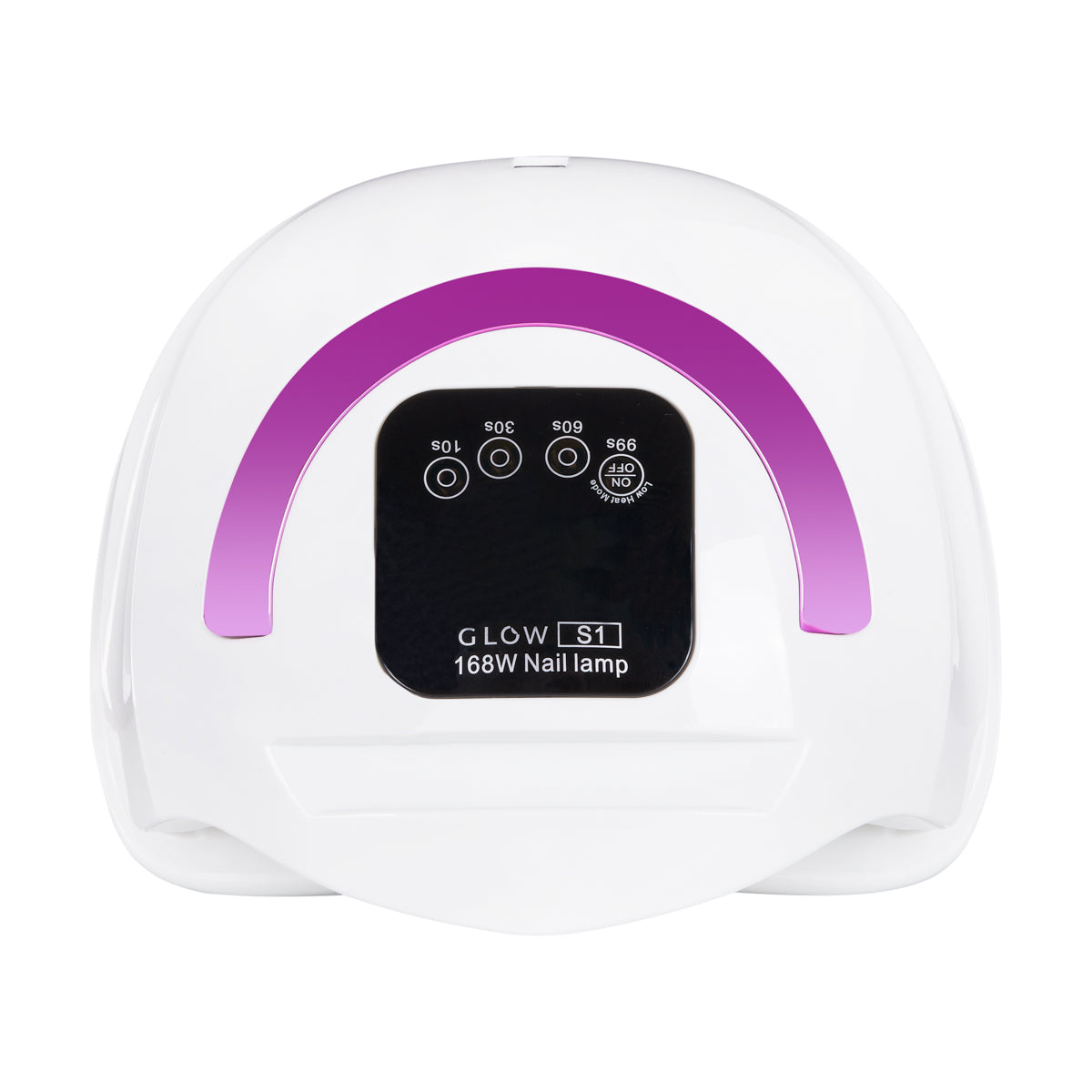 Manikiūro lempa UV Dual Led Glow S1 168W (rožinės spalvos rankena)