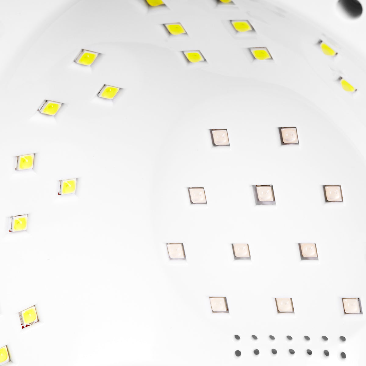 Manikiūro lempa UV Dual Led Glow S1 168W (rožinės spalvos rankena)