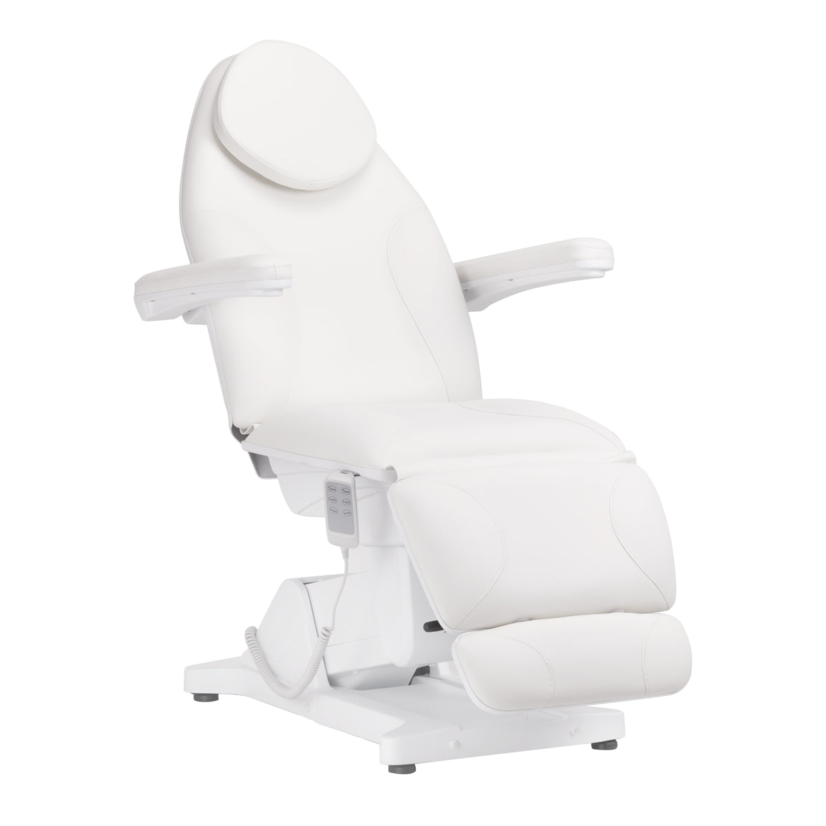 Elektrinis kosmetologinis gultas Sillon Basic, 3 varikliai (balta)