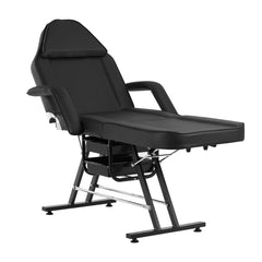Sillon kosmetologinis gultas su porankiais, juoda sp.