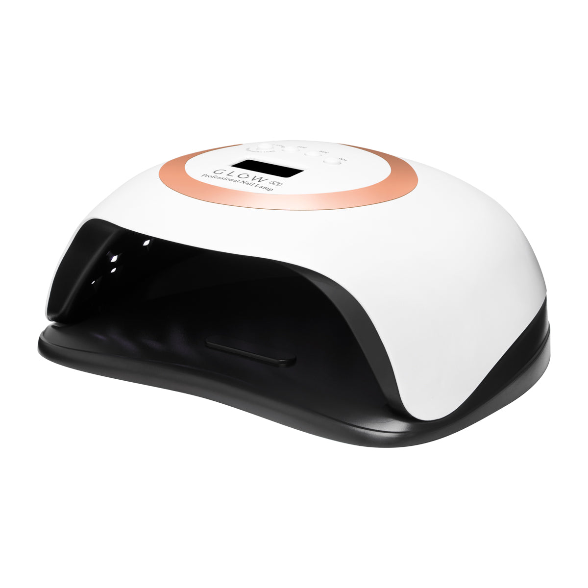 Manikiūro lempa UV LED Glow V1 168W (balta,aukso spalvos)