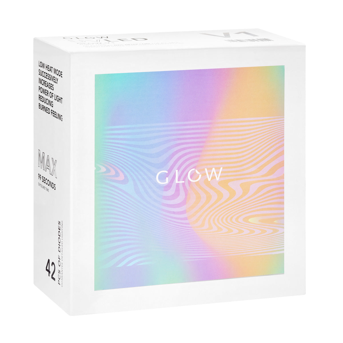 Manikiūro lempa UV LED Glow V1 168W (balta,aukso spalvos)