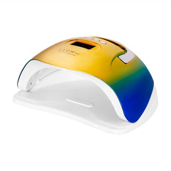 Profesionali UV/LED nagų lempa manikiūrui GLOW F2 ZN 220W, auksinės/mėlynos spalvos