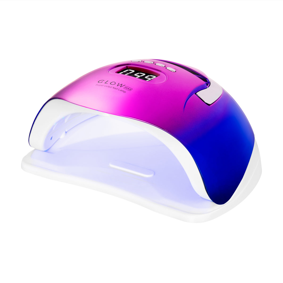 Profesionali UV/LED nagų lempa manikiūrui GLOW F2 RN 220W, rožinės/mėlynos spalvos