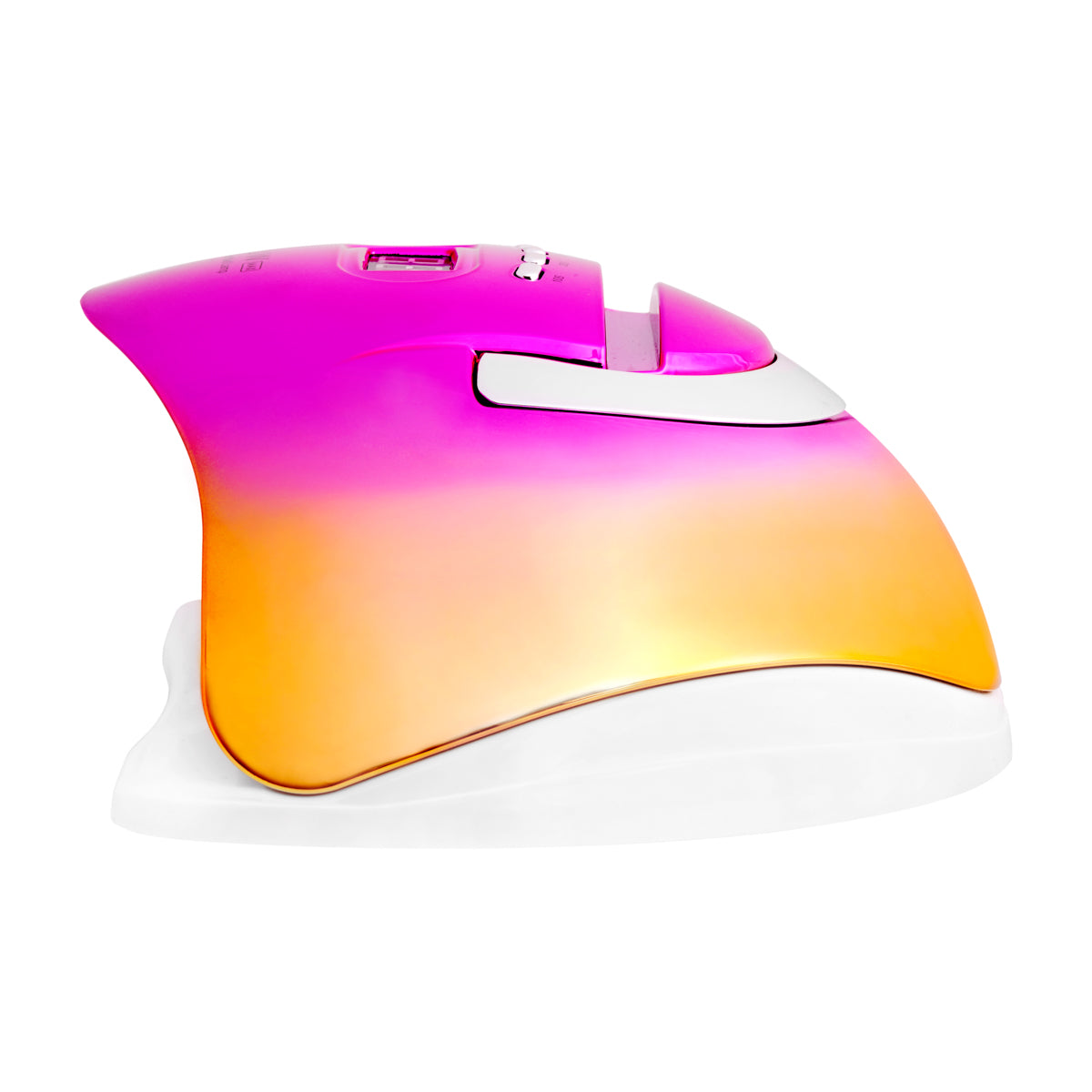 Profesionali UV/LED nagų lempa manikiūrui GLOW F2 RC 220W, rožinės/auksinės spalvos