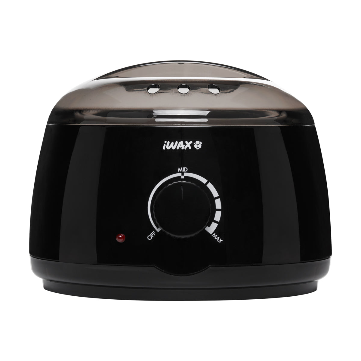 Profesionalus vaško šildytuvas skardinėms ir granulėms IWAX 100, 400ML, 100W (juodos spalvos)