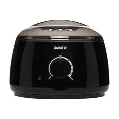 Profesionalus vaško šildytuvas skardinėms ir granulėms IWAX 100, 400ML, 100W (juodos spalvos)
