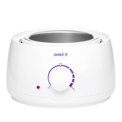 Profesionalus vaško šildytuvas skardinėms ir granulėms IWAX 100, 400ML, 100W (baltos spalvos)