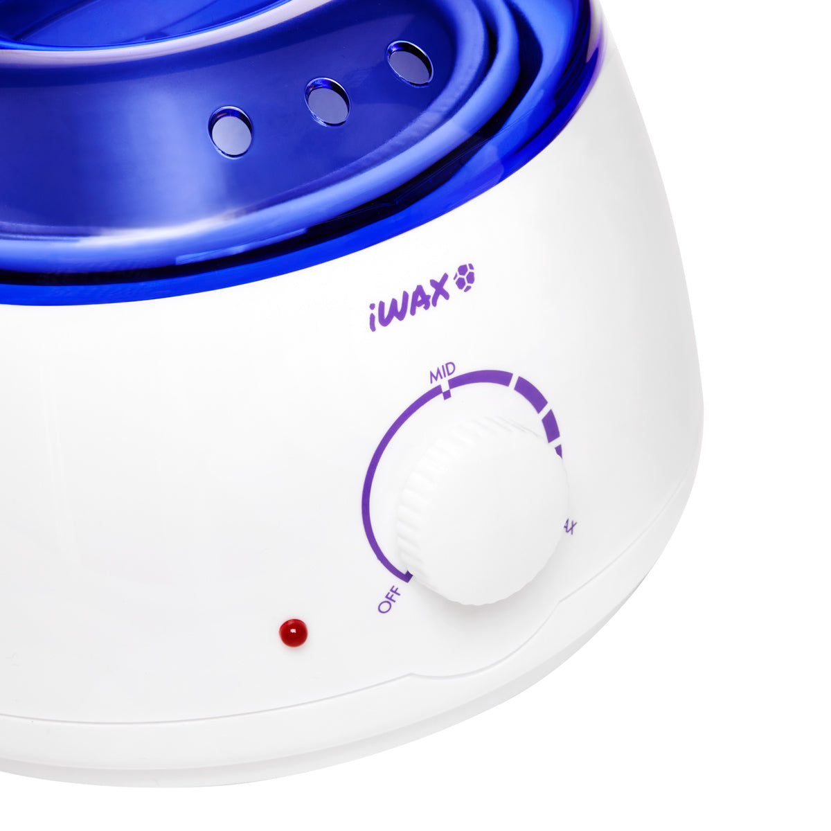 Profesionalus vaško šildytuvas skardinėms ir granulėms IWAX 100, 400ML, 100W (baltos spalvos)