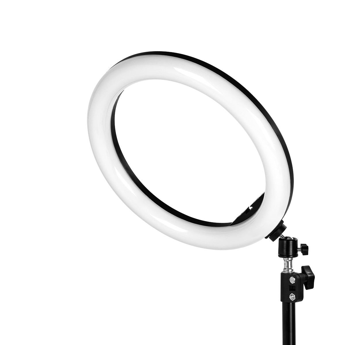ŽIEDINĖ LEMPA SU STOVU, GLOW 13″ RGB, 10W