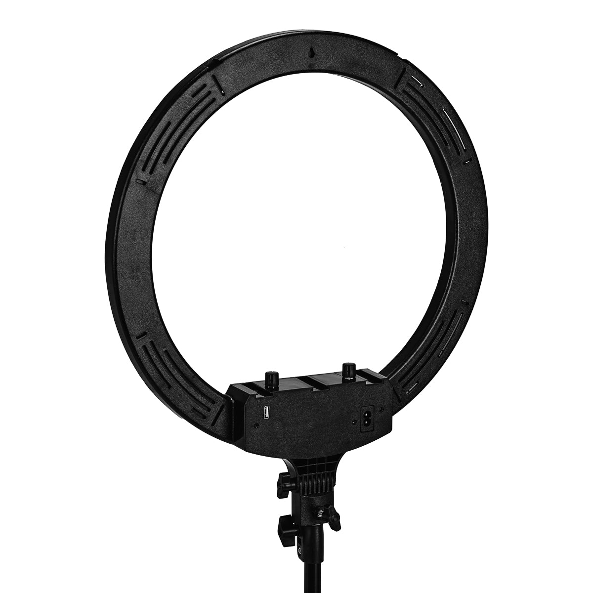 ŽIEDINĖ LEMPA SU STOVU, GLOW 18″ RGB 45W (su galimybe pasirinkti apšvietimo spalvą)