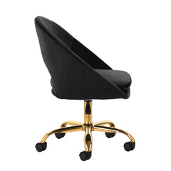 Meistro kėdė 4Rico QS-MF18G, juodas aksomas